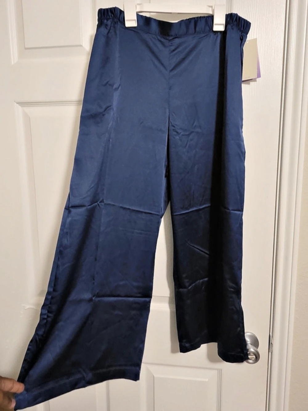 St. John’s Bay Wide Leg Pants in Blue Size Medium NWT